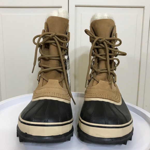 Sorel Caribou Waterproof Buff Boots Size 10 - Picture 4 of 7